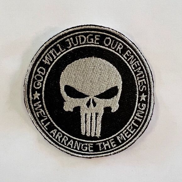 handmade Other - Punisher Skull Embroidered Patch